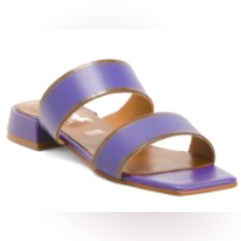 Libera Mente NIB Made in Italy Dual Band  Leather Sandals size 41/10
